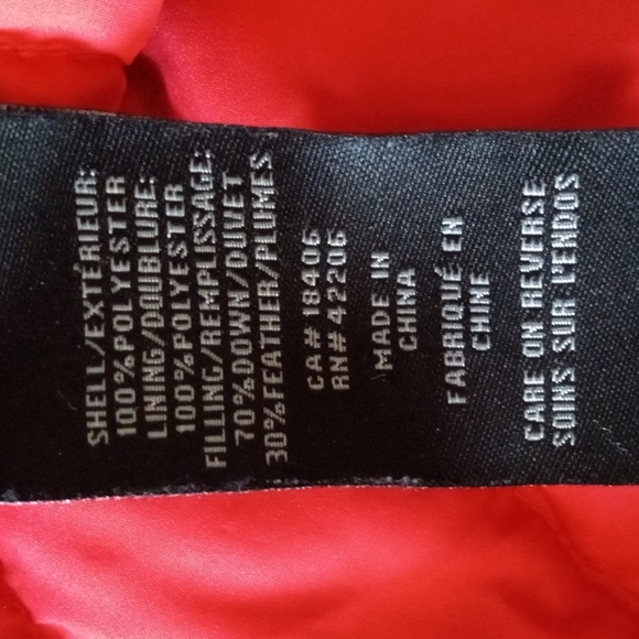 Stormtech Red Down Jacket size M - Picture 5 of 7